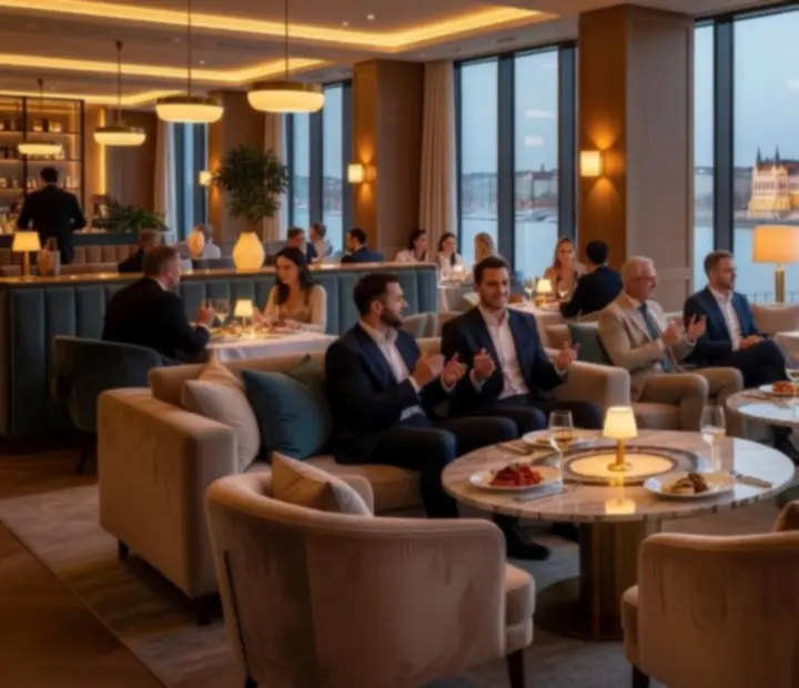 Budapesti hangulatú, modern magyar étterem elegáns enteriőrrel