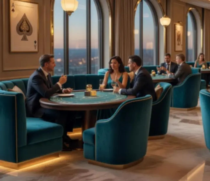 Budavento elegáns belső tere kifinomult casino stílusú enteriőrrel